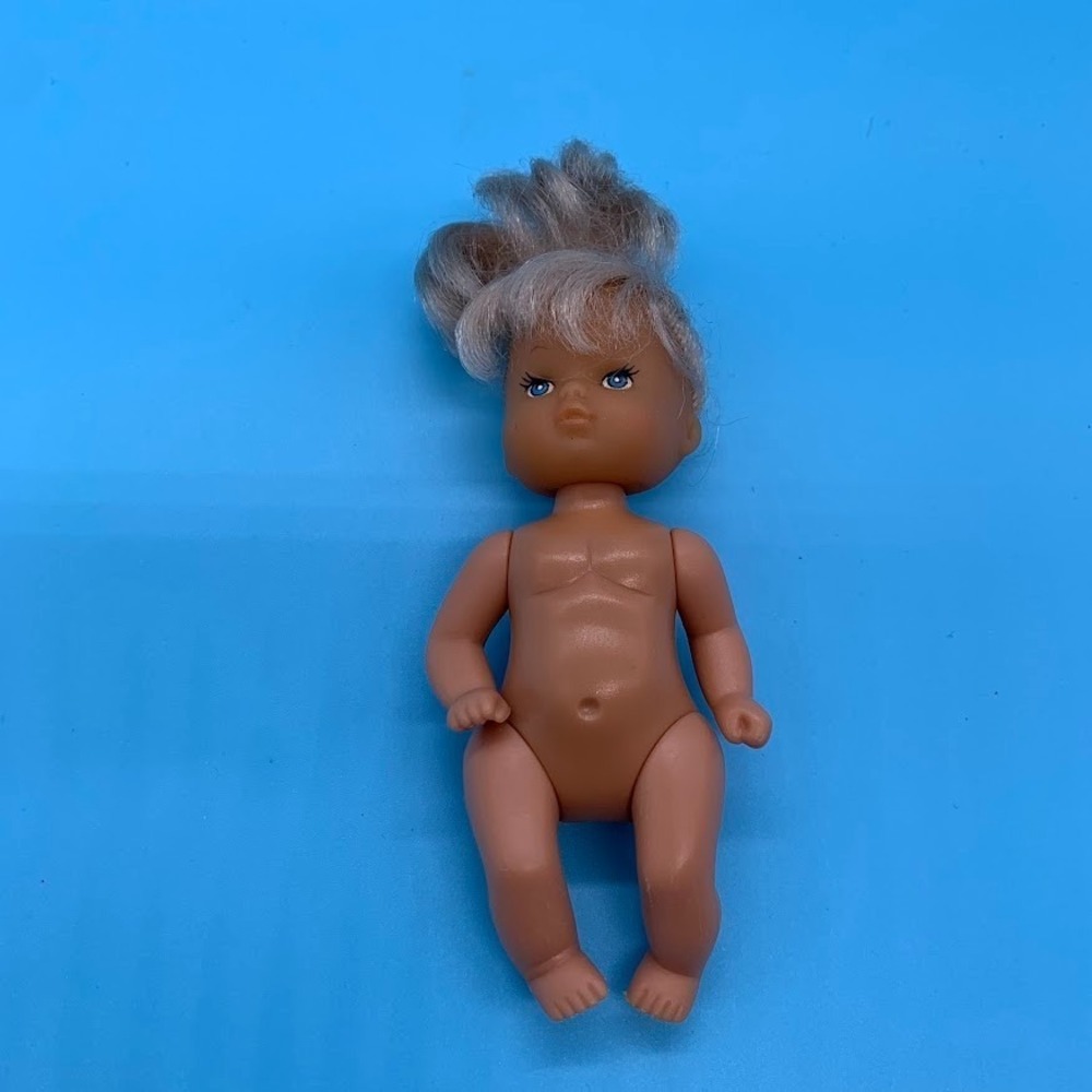 Vintage Simba‎ Toys Mini Baby Toddler Doll Nude